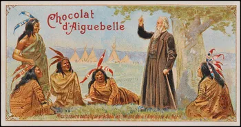 Edition de la Chocolaterie d'Aiguebelle carte réclame chromo 1900-1919 1996.40.433.5 Photo