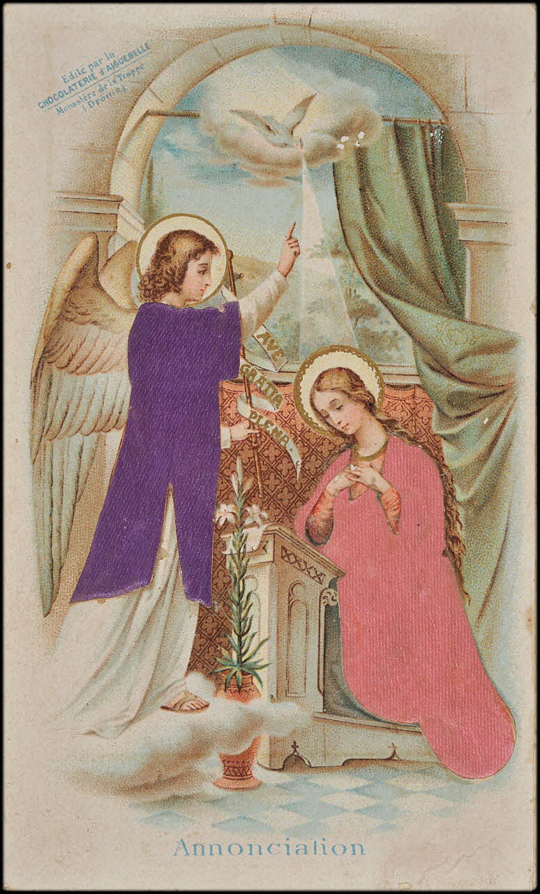 Edition de la Chocolaterie d'Aiguebelle carte réclame chromo 1900-1919 1996.40.438.1 Photo