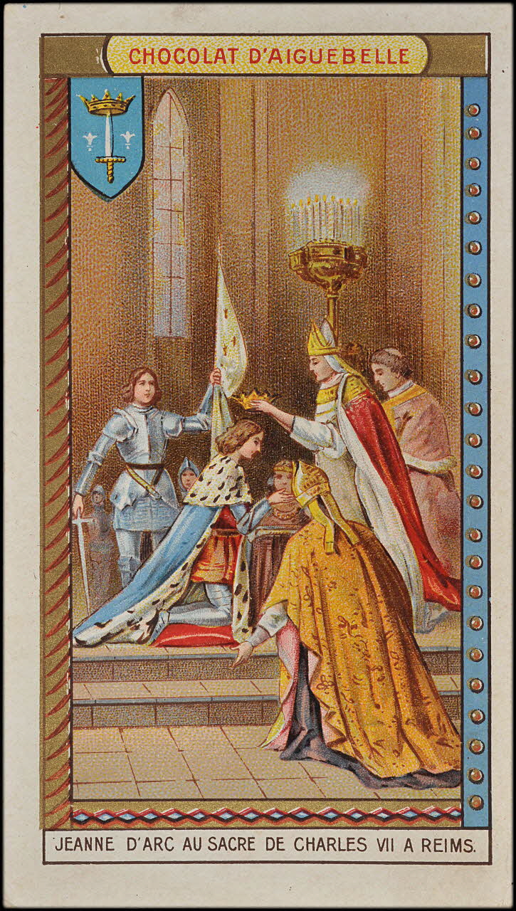 Edition de la Chocolaterie d'Aiguebelle carte réclame chromo 1900-1919 1996.40.448.2 Photo