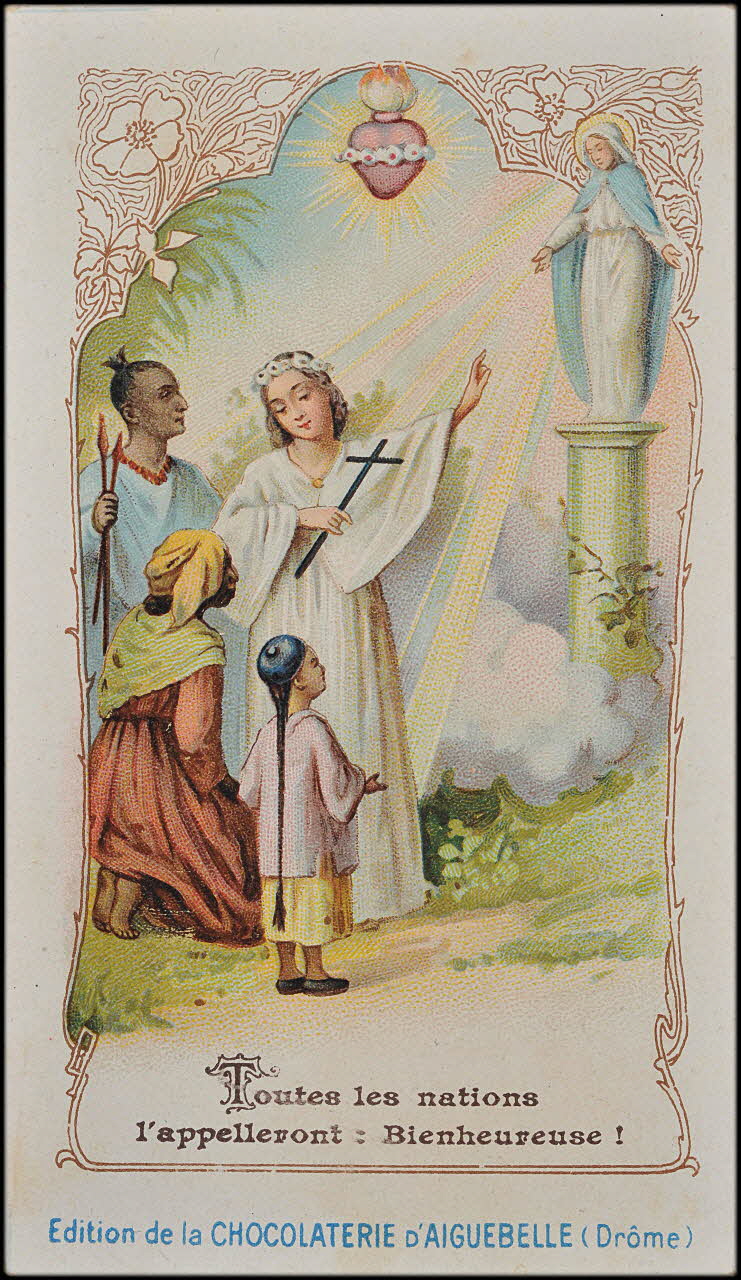 Edition de la Chocolaterie d'Aiguebelle carte réclame chromo 1900-1919 1996.40.460.2 Photo