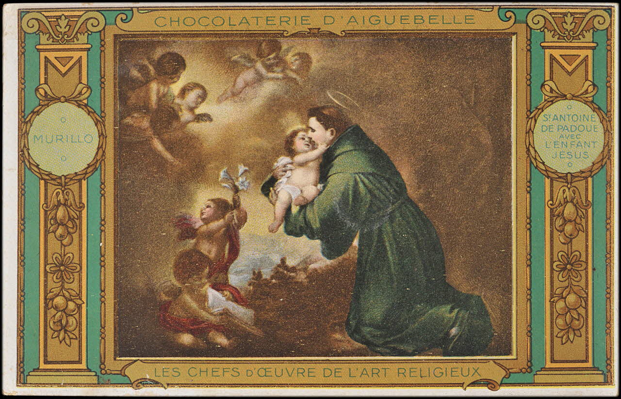 Chocolaterie d'Aiguebelle (éditeur), Murillo Bartolomé Estéban (peintre, d'après carte réclame chromo 1900-1919 1996.40.462.7 Photo