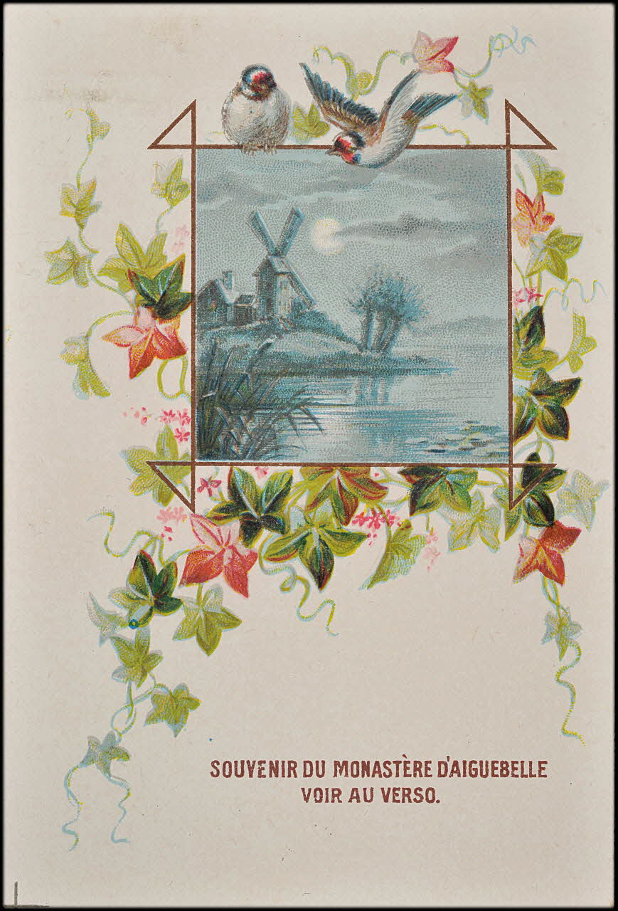 Edition de la Chocolaterie d'Aiguebelle carte réclame chromo 1900-1919 1996.40.466.2 Photo