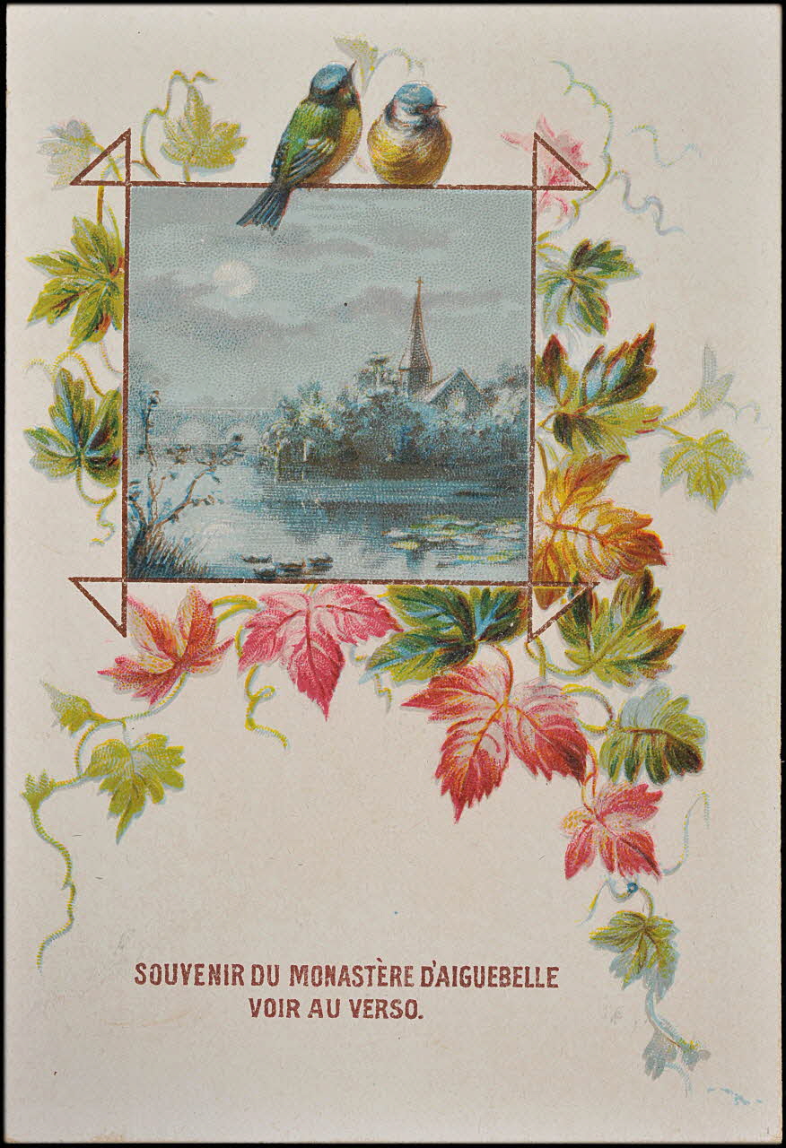 Edition de la Chocolaterie d'Aiguebelle carte réclame chromo 1900-1919 1996.40.466.4 Photo