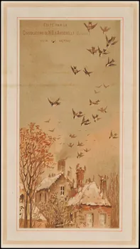 Chocolaterie d'Aiguebelle (éditeur), B. Sirven (Toulouse) carte réclame chromo 1900-1919 1996.40.467.1 Photo