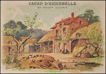 Chocolaterie d'Aiguebelle (éditeur), Tauzin Louis carte réclame chromo 1900-1919 1996.40.469.3  Photo