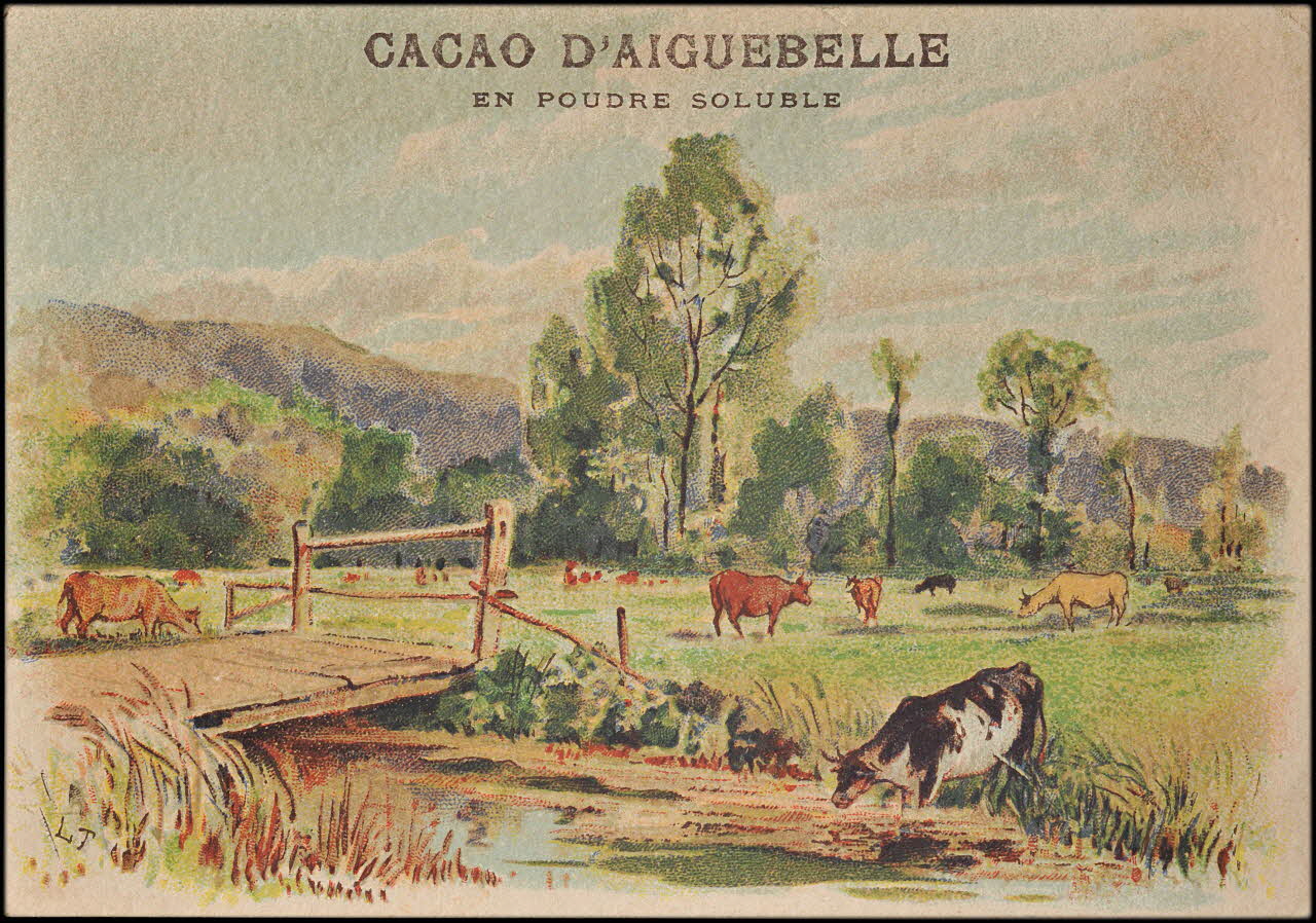 Chocolaterie d'Aiguebelle (éditeur), Tauzin Louis carte réclame chromo 1900-1919 1996.40.469.4 Photo