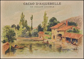 Chocolaterie d'Aiguebelle (éditeur), Tauzin Louis carte réclame chromo 1900-1919 1996.40.469.5  Photo