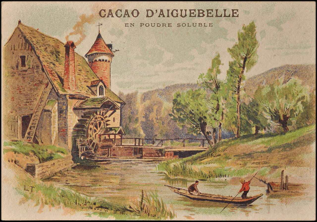 Chocolaterie d'Aiguebelle (éditeur), Tauzin Louis carte réclame chromo 1900-1919 1996.40.469.6 Photo