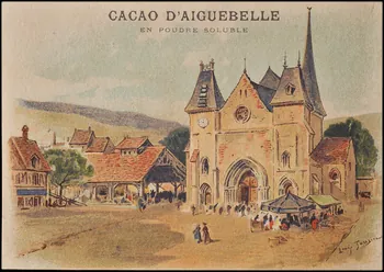 Chocolaterie d'Aiguebelle (éditeur), Tauzin Louis carte réclame chromo 1900-1919 1996.40.469.8  Photo