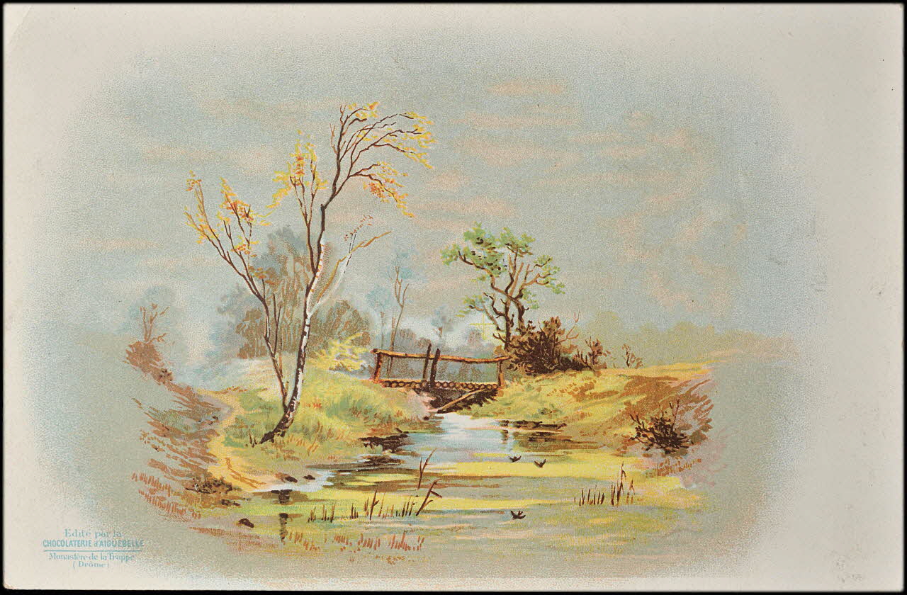 Edition de la Chocolaterie d'Aiguebelle carte réclame chromo 1900-1919 1996.40.470.10 Photo