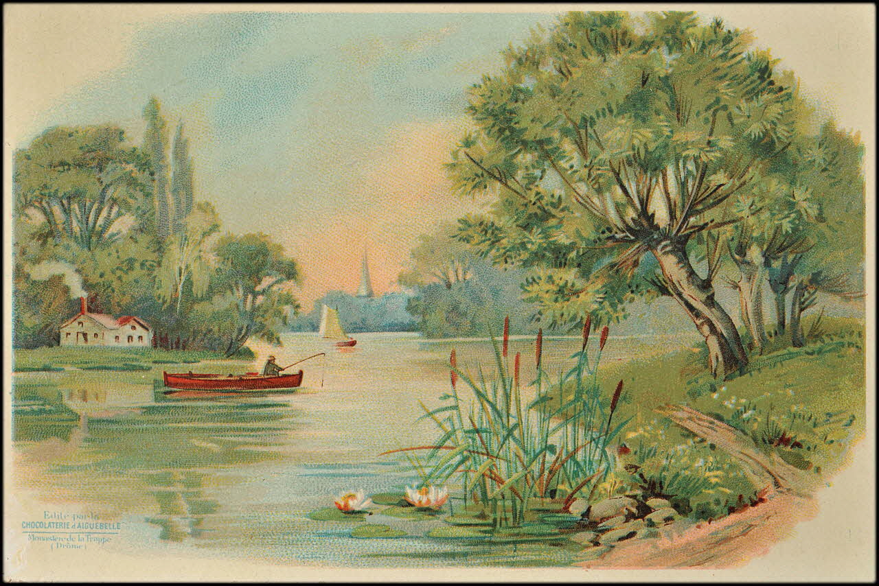 Edition de la Chocolaterie d'Aiguebelle carte réclame chromo 1900-1919 1996.40.470.11 Photo