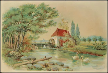 Edition de la Chocolaterie d'Aiguebelle carte réclame chromo 1900-1919 1996.40.470.14  Photo