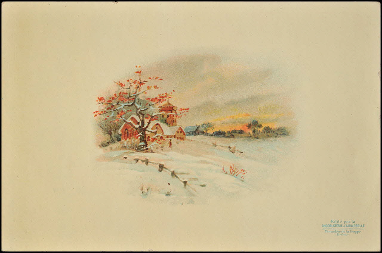 Edition de la Chocolaterie d'Aiguebelle carte réclame chromo 1900-1919 1996.40.470.18 Photo