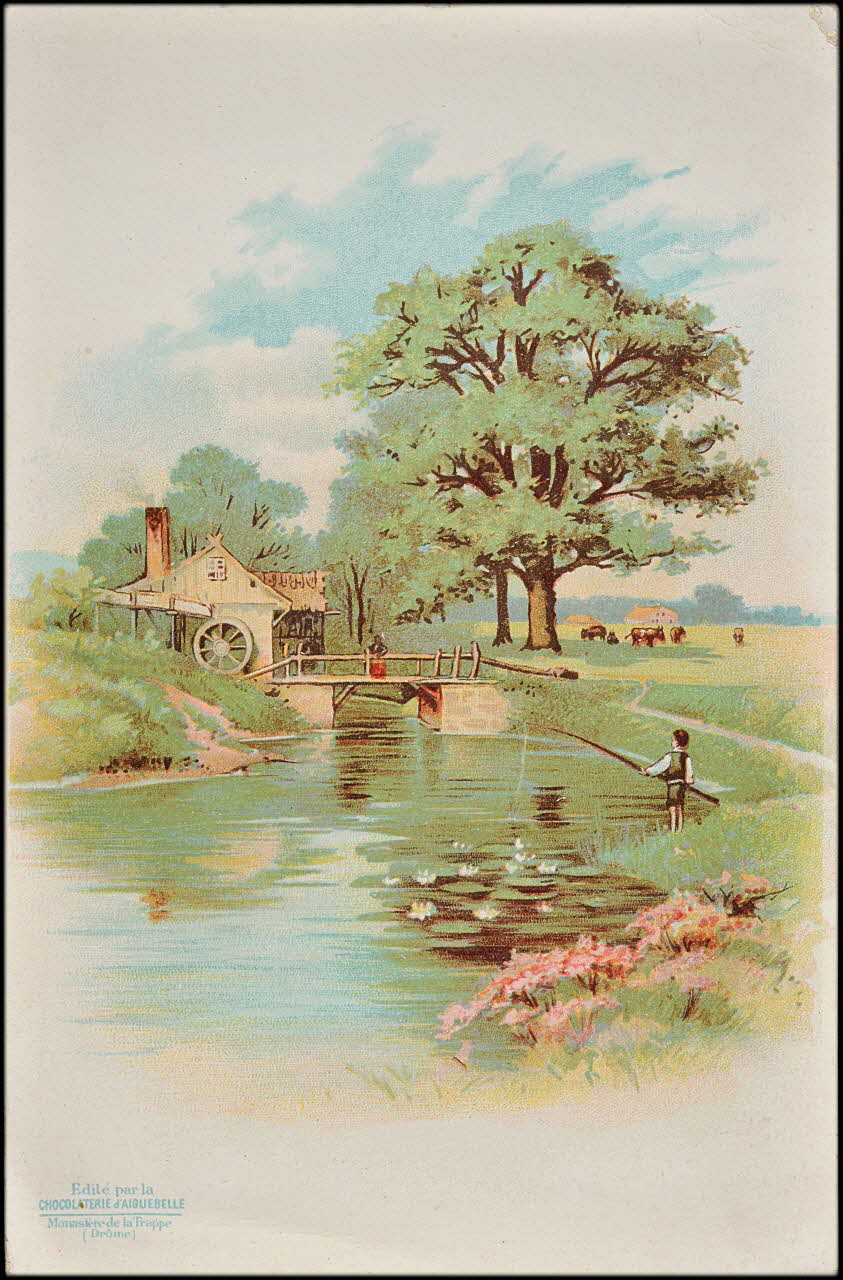 Edition de la Chocolaterie d'Aiguebelle carte réclame chromo 1900-1919 1996.40.470.6 Photo