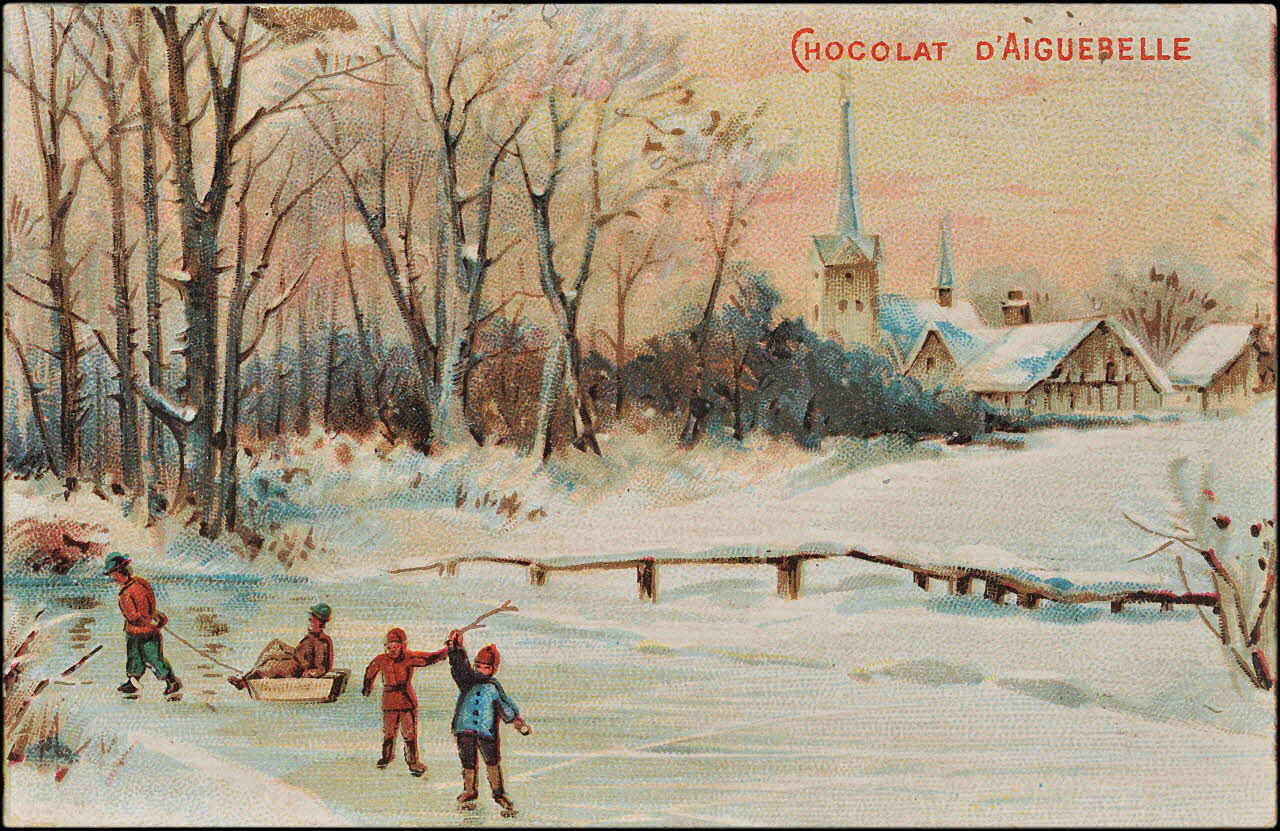 Edition de la Chocolaterie d'Aiguebelle carte réclame chromo 1900-1919 1996.40.471.14 Photo