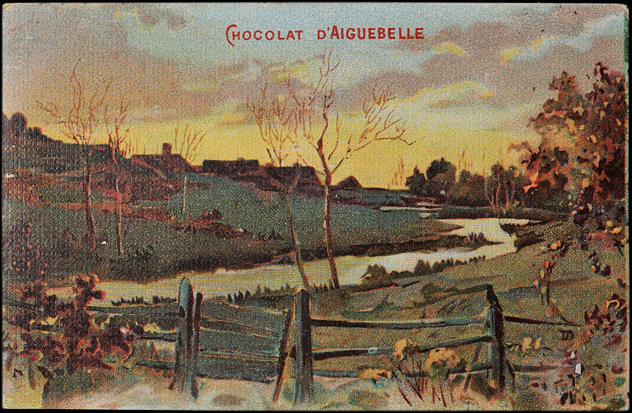 Edition de la Chocolaterie d'Aiguebelle carte réclame chromo 1900-1919 1996.40.471.20 Photo