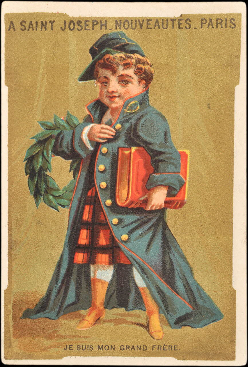 carte réclame JE SUIS MON GRAND FRERE 1998.77.1.4 Photo