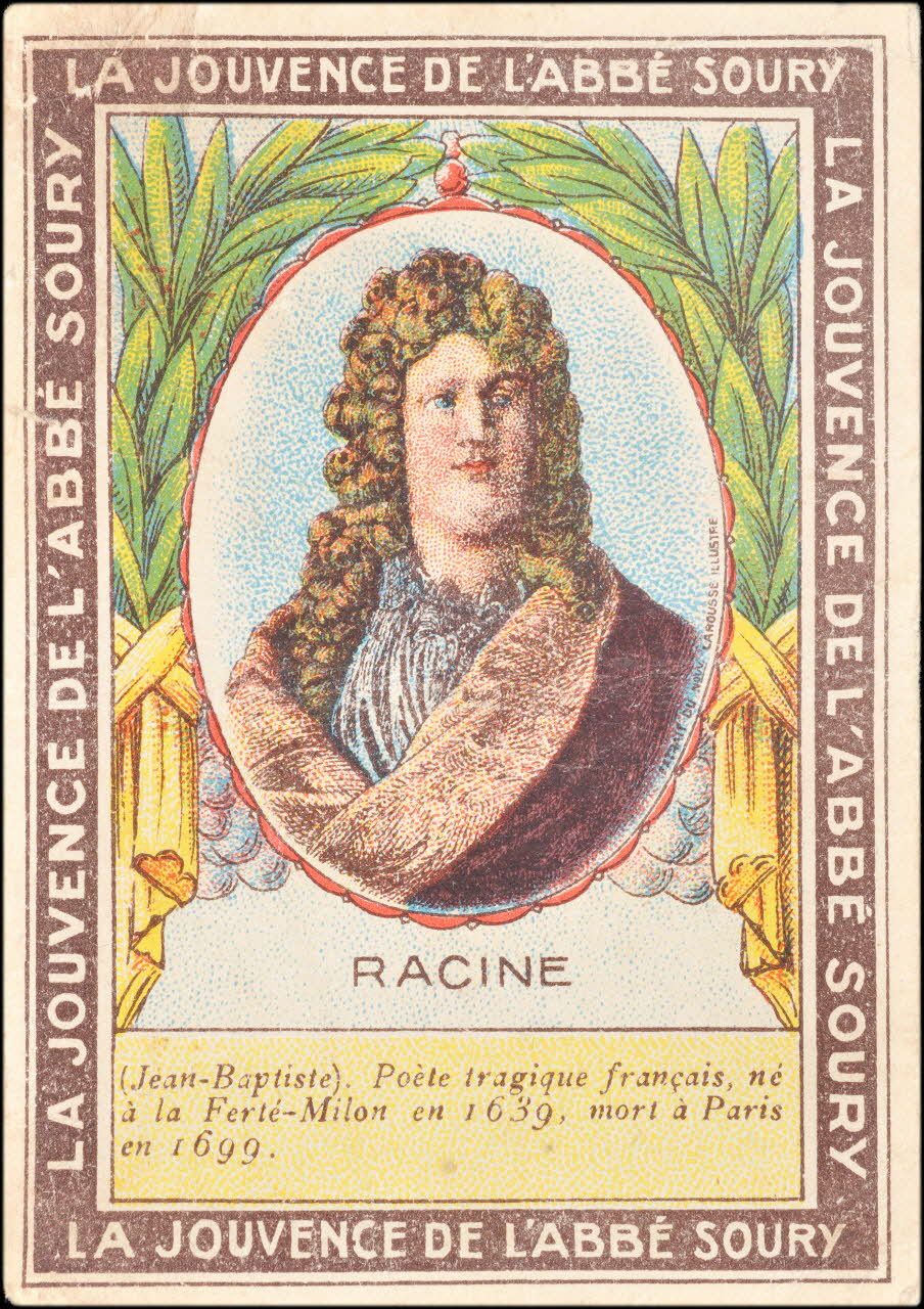 Sénécaut R. carte réclame RACINE Paris 1878-1900 1998.77.193.1 Photo