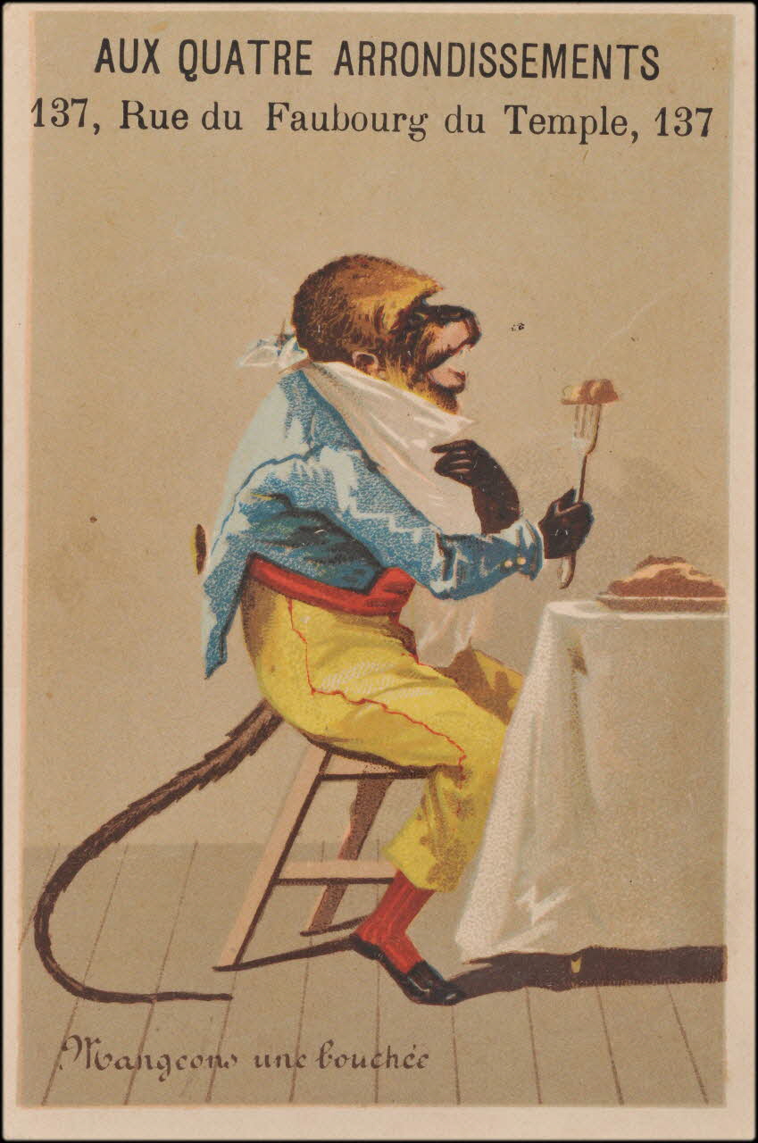 carte réclame Mangeons un morceau 1998.77.31.2 Photo