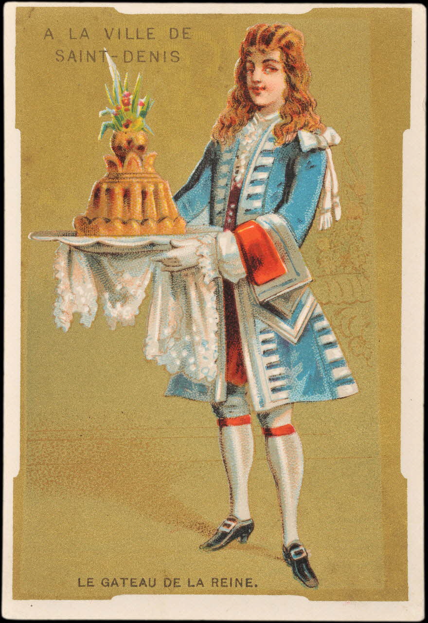 carte réclame LE GATEAU DE LA REINE. Paris 1875-1890 1998.77.4.2 Photo