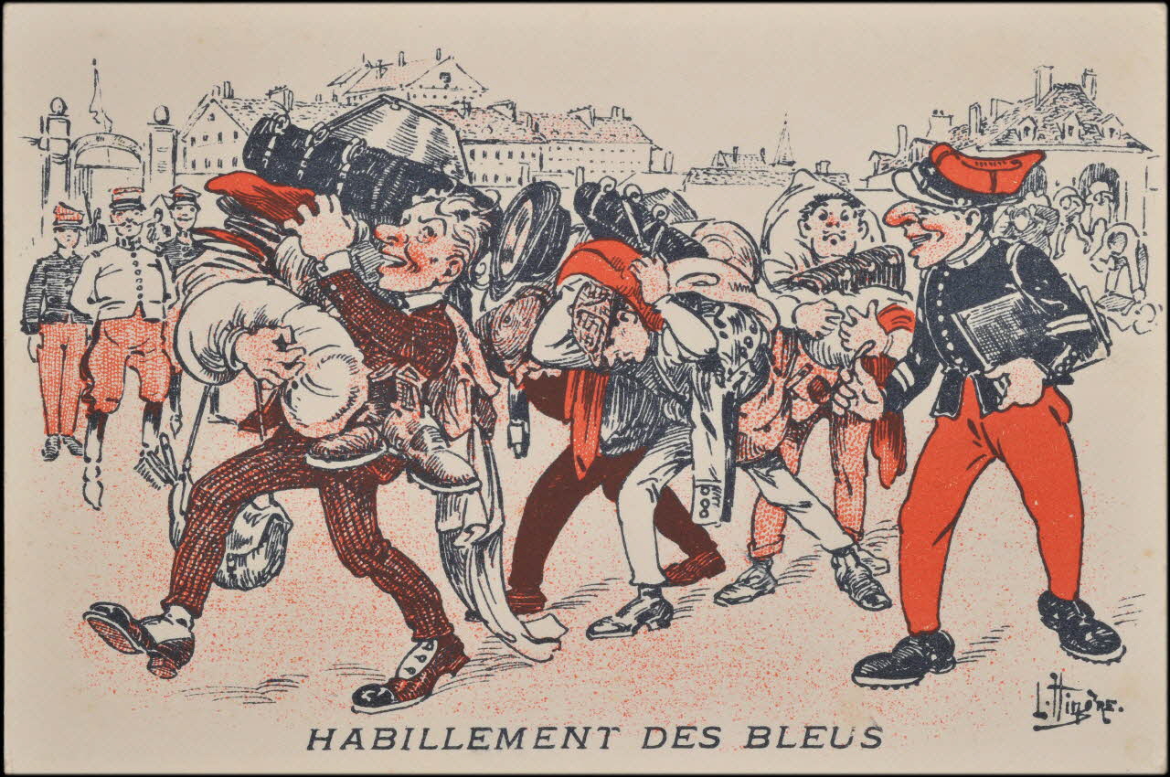 Hindre L. carte réclame HABILLEMENT DES BLEUS Paris 1900-1907 1998.77.47.1 Photo