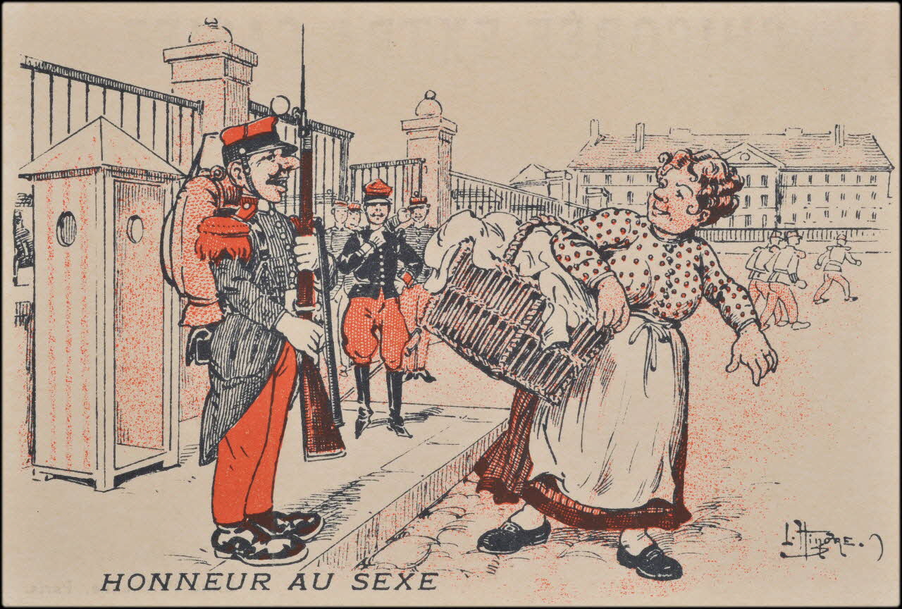 Hindre L. carte réclame HONNEUR AU SEXE Paris 1900-1907 1998.77.47.10 Photo