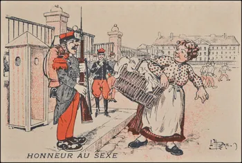 Hindre L. carte réclame HONNEUR AU SEXE Paris 1900-1907 1998.77.47.10 Photo