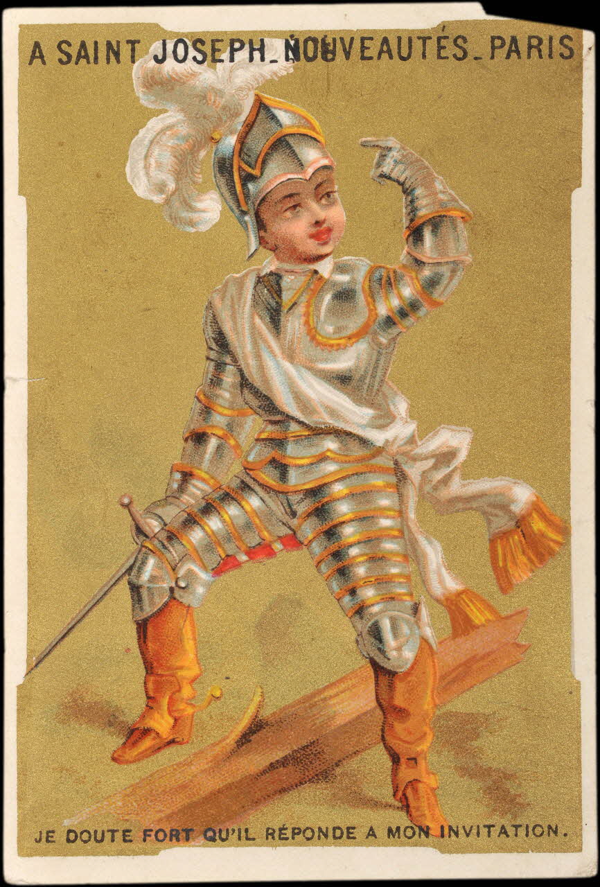 carte réclame JE DOUTE FORT QU'IL REPONDE A MON INVITATION. 1998.77.5.1 Photo