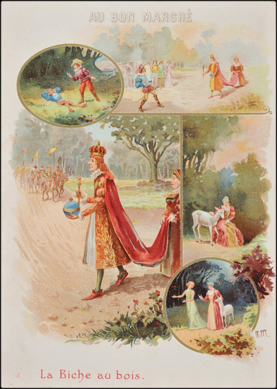 Romanet ; A.M. carte réclame chromo Paris 1900 2001.61.17.3 Photo