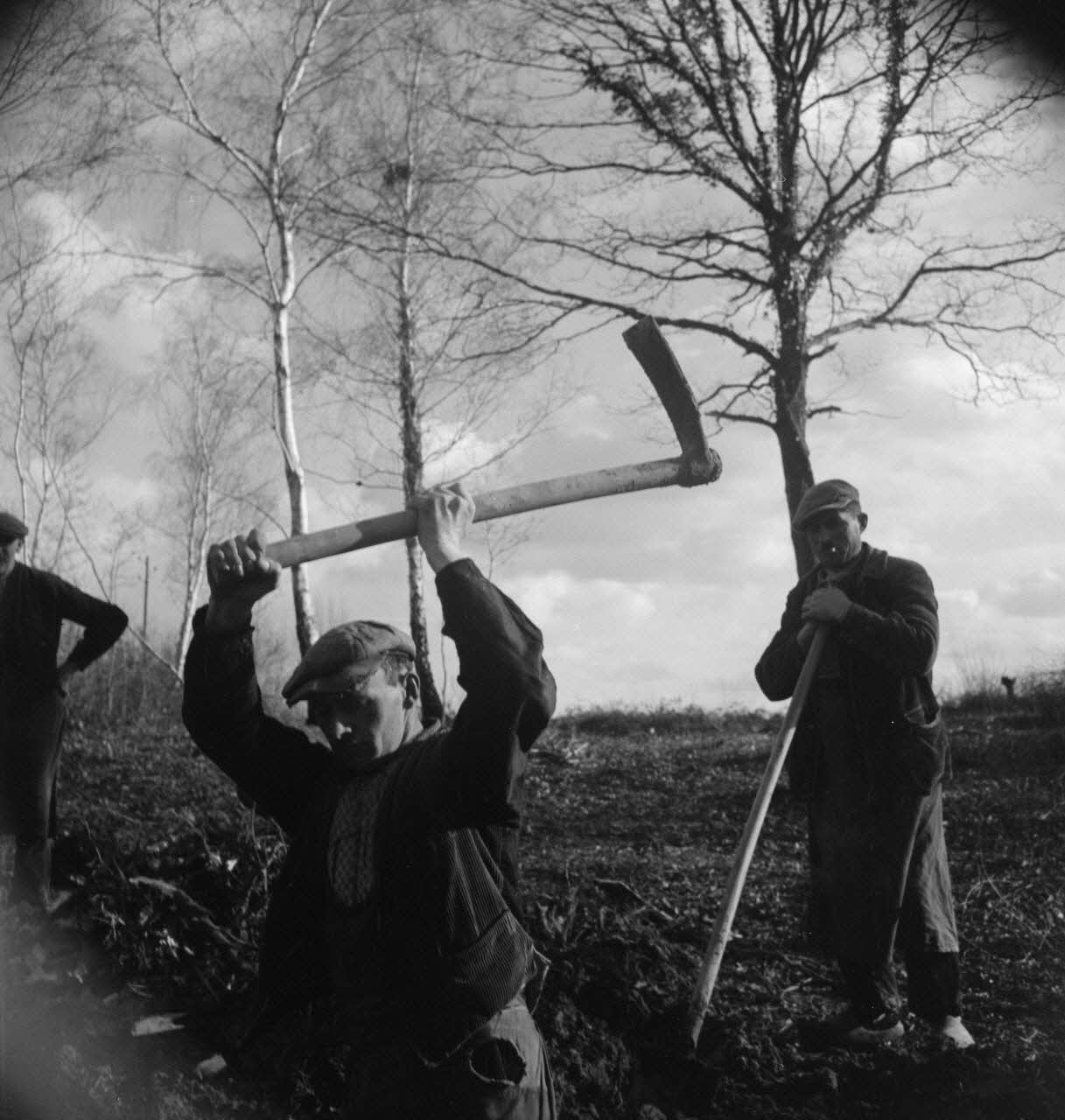 Marc Augier photographie MNATP. Enquête à Romenay Bourgogne, France 1937/2/1 Ph.1937.109 Photo
