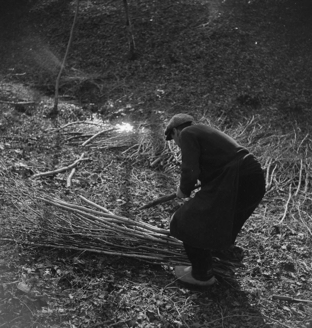 Marc Augier photographie MNATP. Enquête à Romenay Bourgogne, France 1937/2/1 Ph.1937.113 Photo