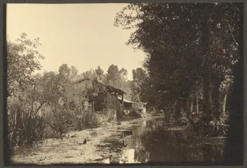 Menard photographie Marais poitevin. Habitation Poitou-Charentes, France 1937 Ph.1937.1435  Photo