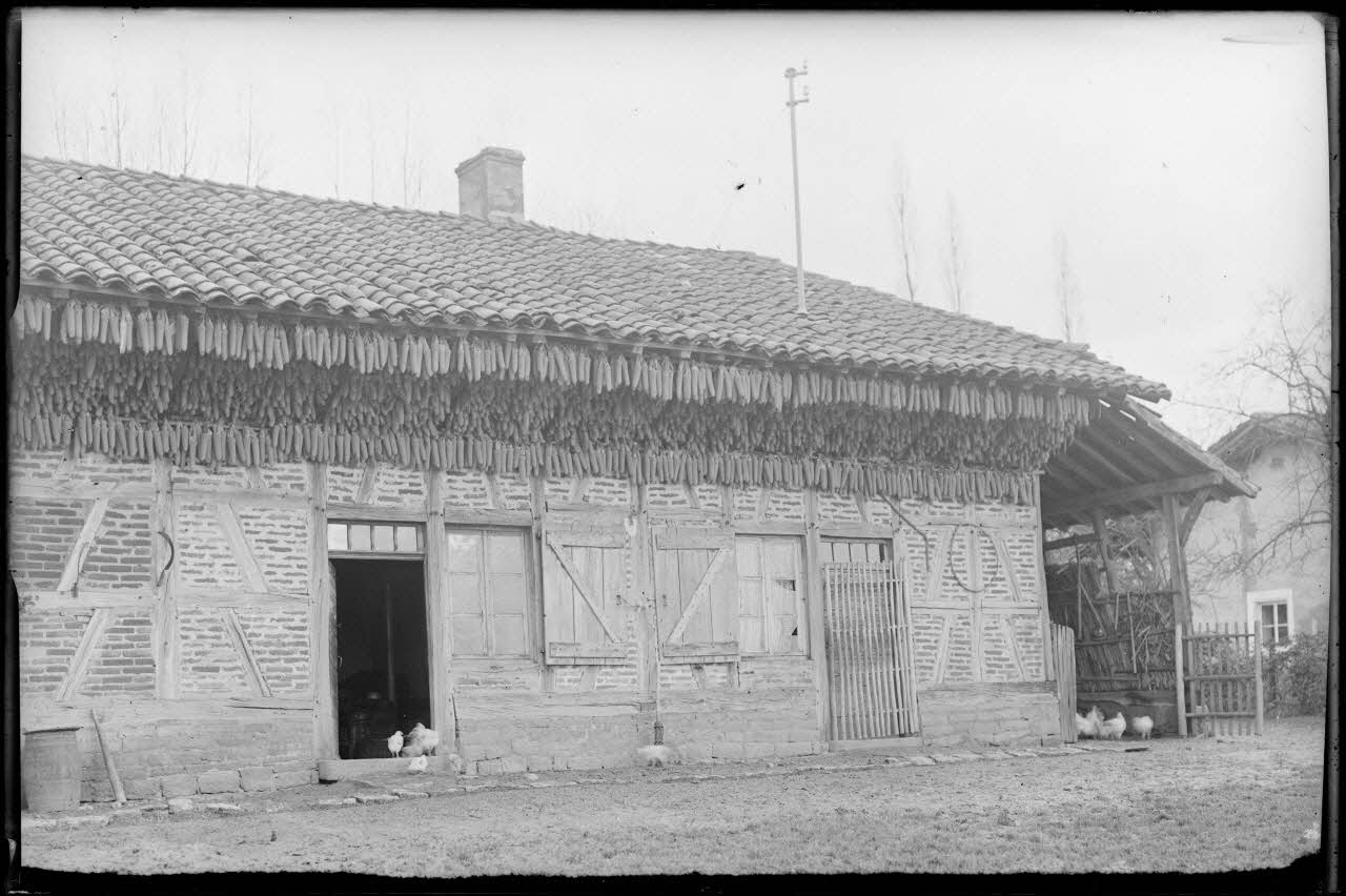 Bonnet photographie MNATP. Enquête à Romenay Bourgogne, France 1937 Ph.1937.3339 Photo