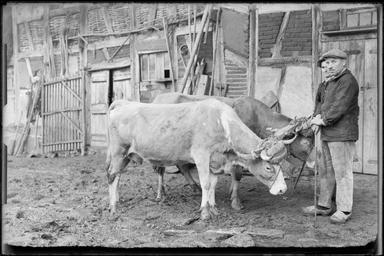 Bonnet photographie MNATP. Enquête à Romenay Bourgogne, France 1937 Ph.1937.3347 Photo