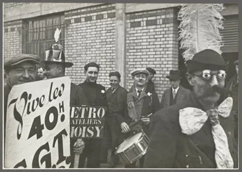Anonyme photographie Ateliers du métro. Récréation pendant l'occupation des ateliers. Grèves de juin 1936 Ile-de-France, France 1936 Ph.1937.971 Photo Mucem