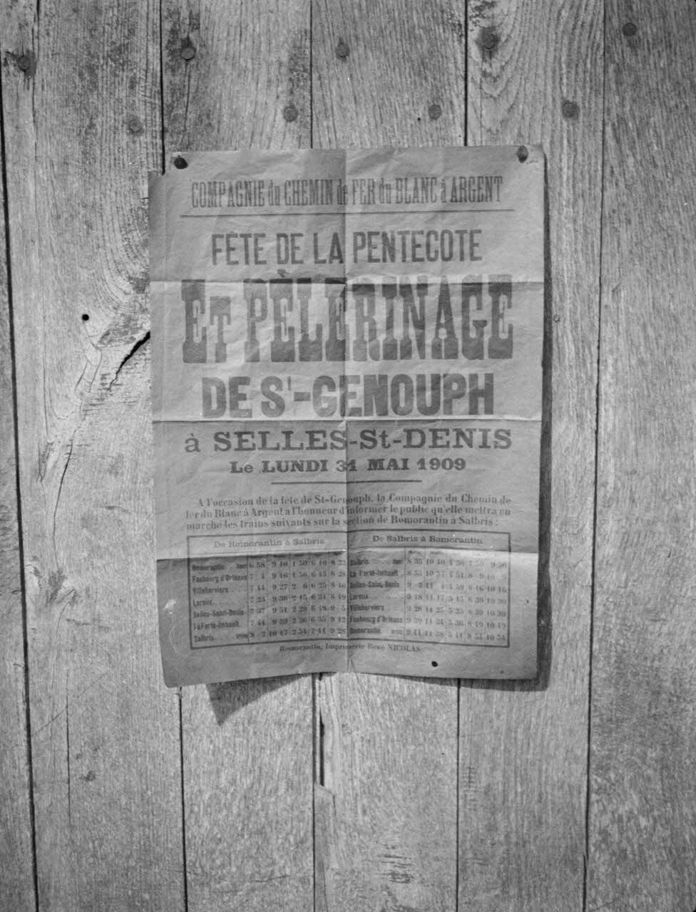 Weger photographie MNATP. Enquête sur la Sologne Centre, France 1938/4/25 Ph.1938.1.483 Photo
