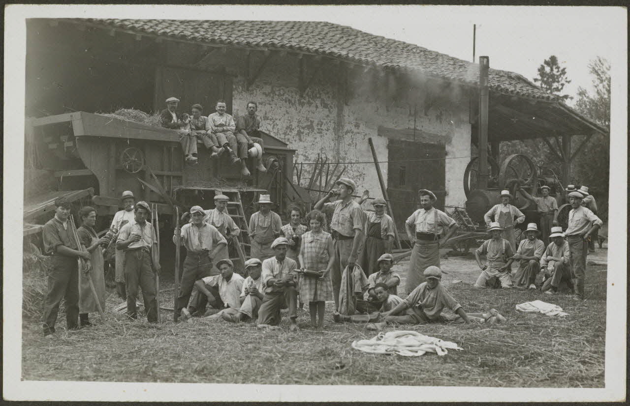 Anonyme photographie MNATP. Enquête à Romenay Bourgogne, France 1938 Ph.1938.16.9 Photo