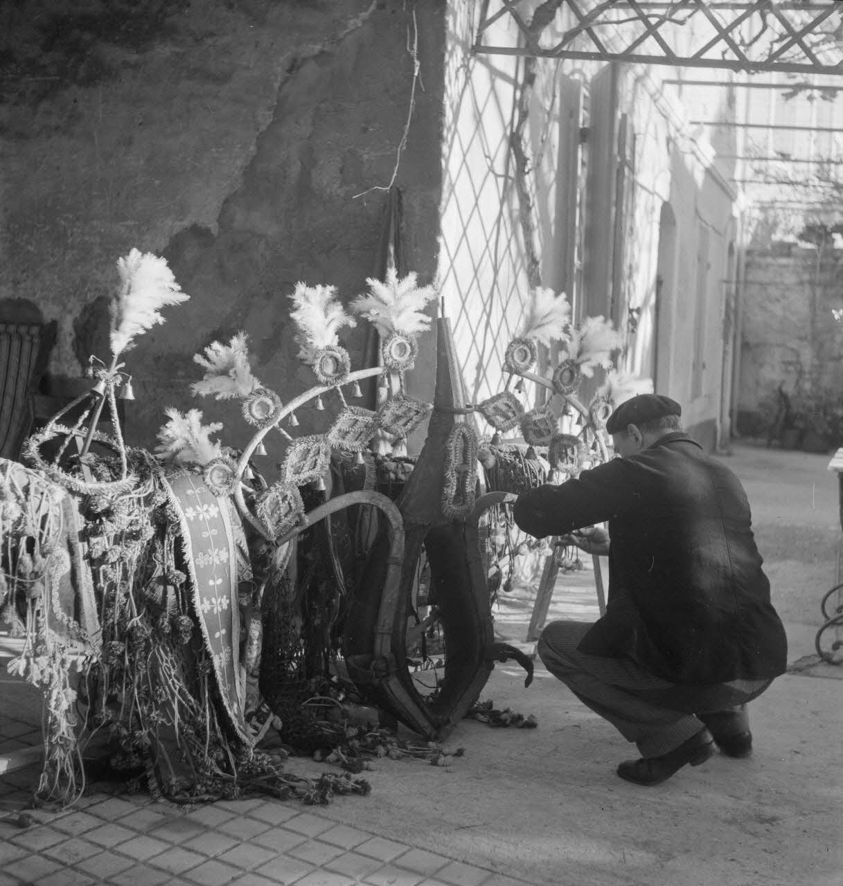 Marcel Maget photographie MNATP. Mission de Marcel Maget et André Varagnac en Provence (novembre 1938) Provence-Alpes-Côte d'Azur, France 1938/11/16 Ph.1939.1.208 Photo Mucem / Marcel Maget