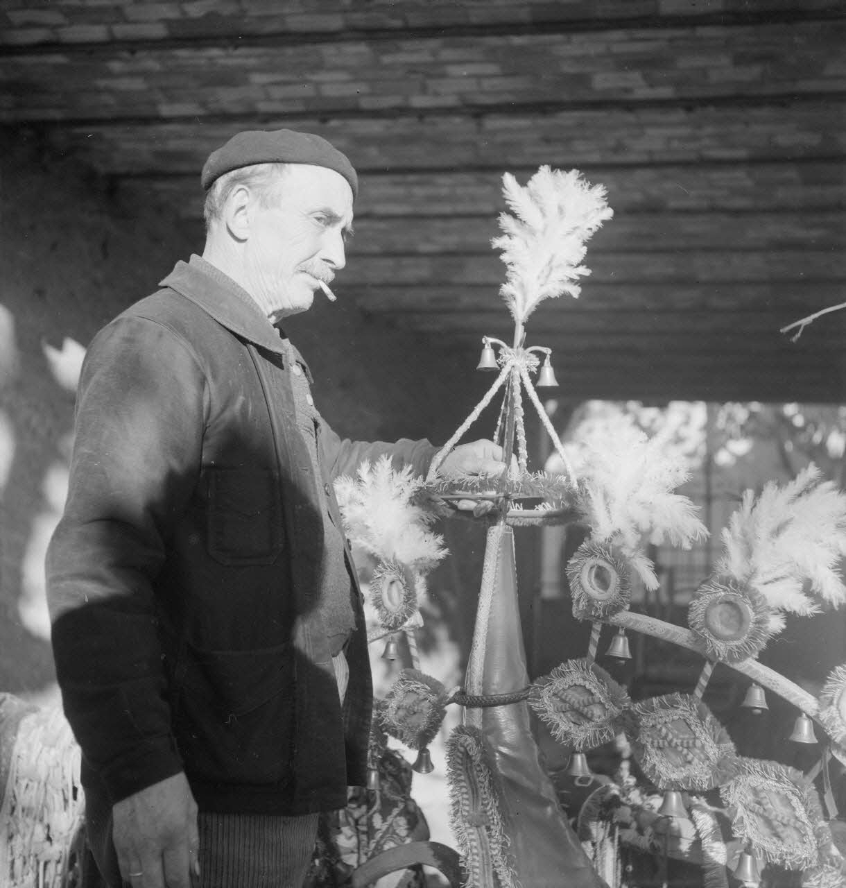 Marcel Maget photographie MNATP. Mission de Marcel Maget et André Varagnac en Provence (novembre 1938) Provence-Alpes-Côte d'Azur, France 1938/11/16 Ph.1939.1.210 Photo Mucem / Marcel Maget