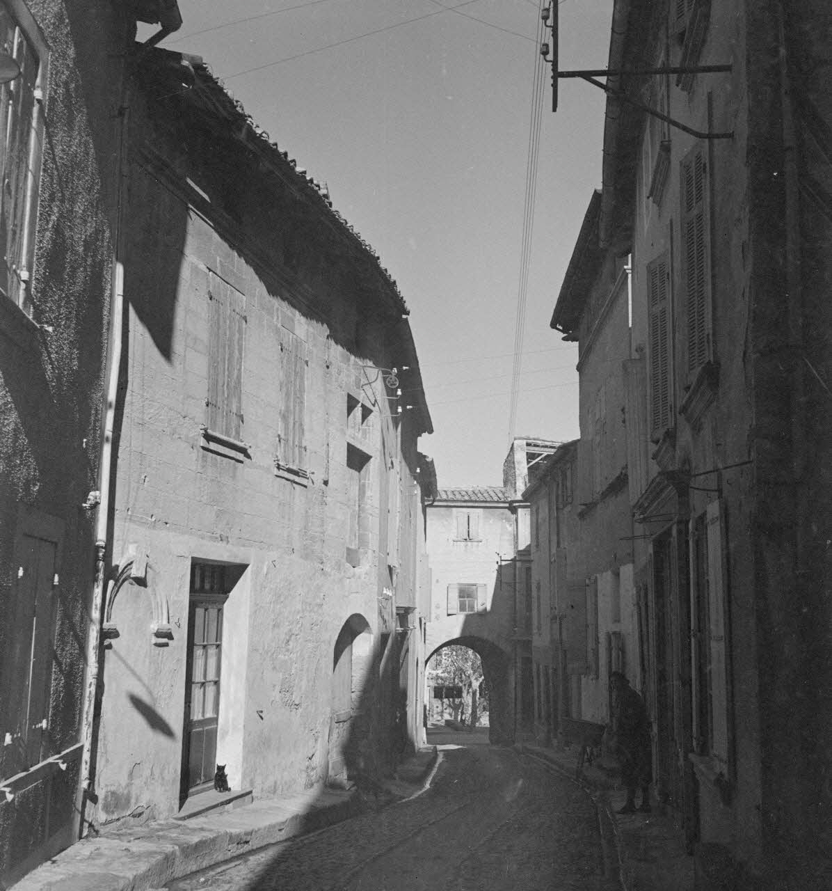 Marcel Maget photographie MNATP. Mission de Marcel Maget et André Varagnac en Provence (novembre 1938) Provence-Alpes-Côte d'Azur, France 1938/11/18 Ph.1939.1.274 Photo