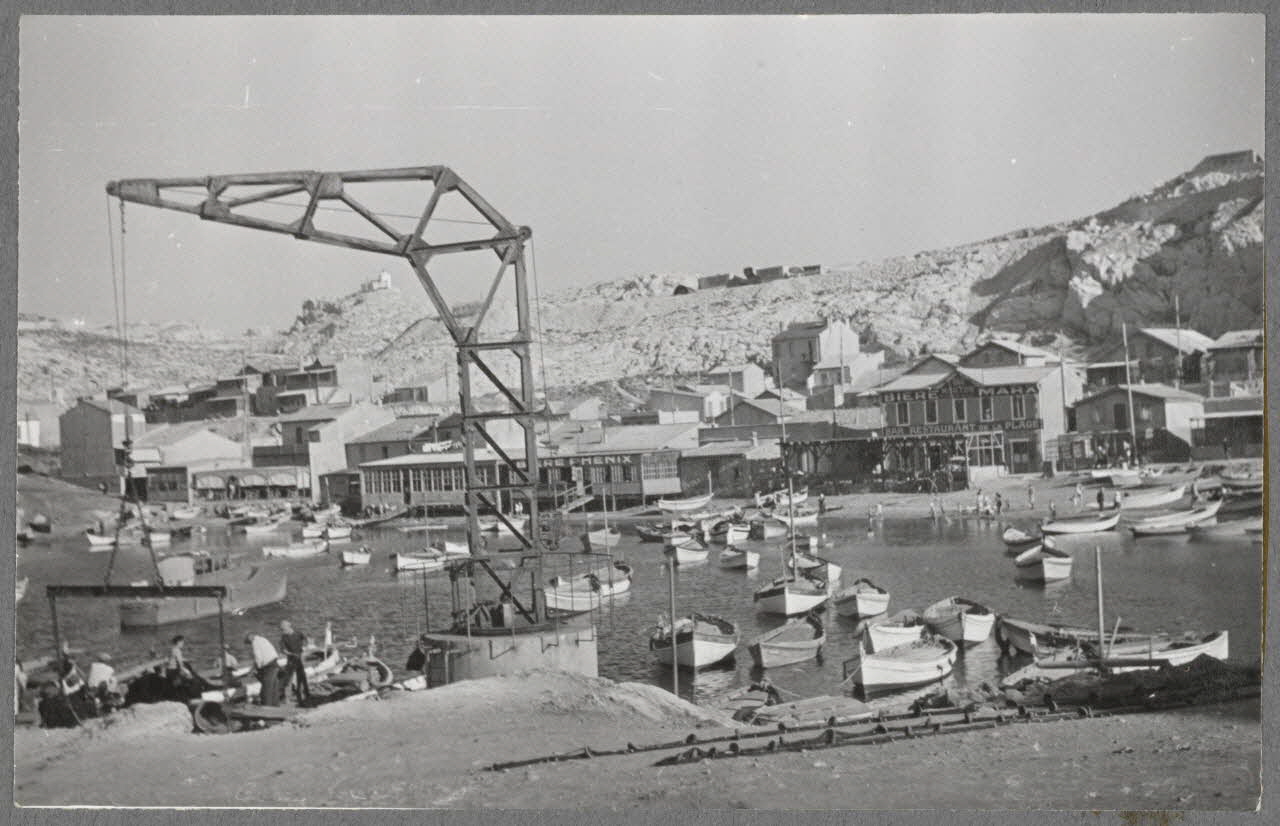 Henri Monnet photographie Port. Grue Provence-Alpes-Côte d'Azur, France 1940 Ph.1940.19.85 Photo