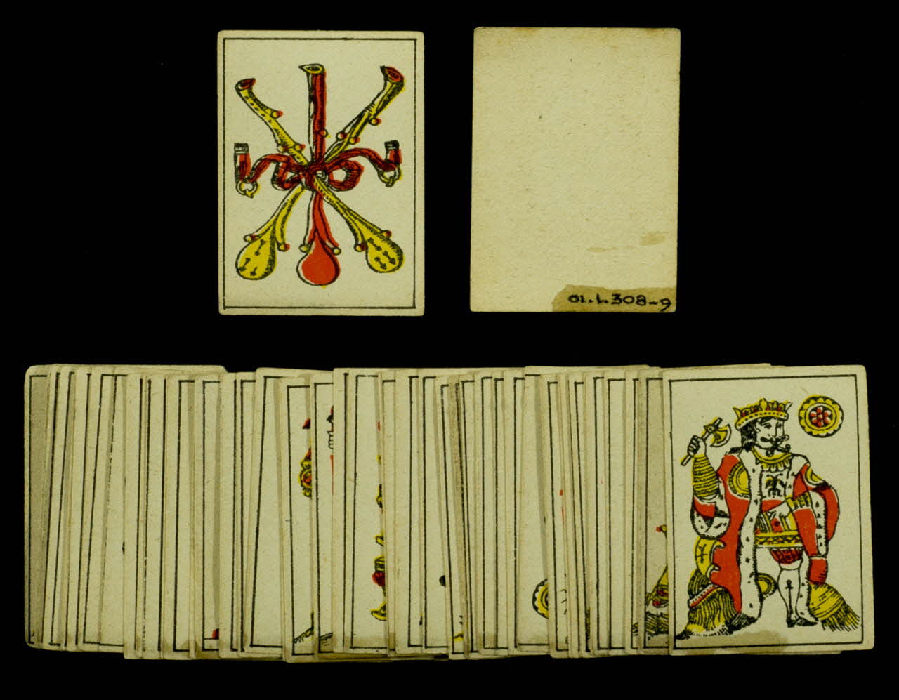 jeu de cartes Jeu d'Aluette 1901.1.308.1-48 Photo Mucem