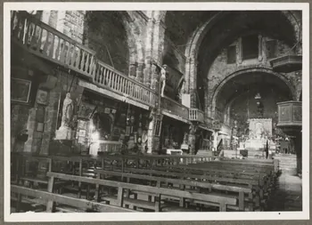 Heinz Lehmann photographie Intérieur de l'église Provence-Alpes-Côte d'Azur, France 1937 Ph.1940.5.63 Photo
