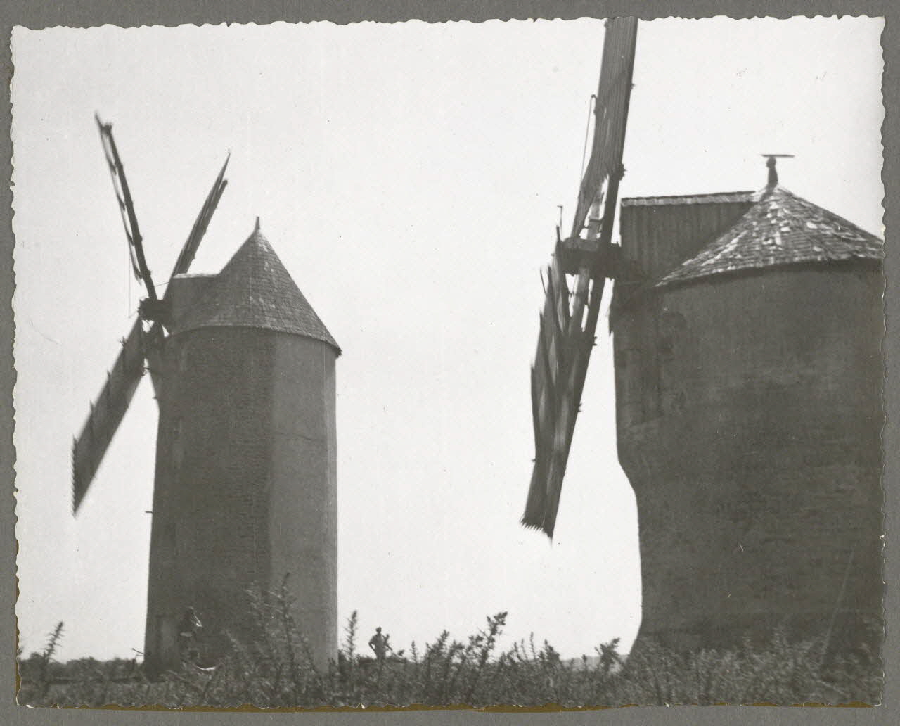 Mademoiselle Senault photographie Bel Air. Moulins Bretagne, France 1940 Ph.1941.146.2 Photo