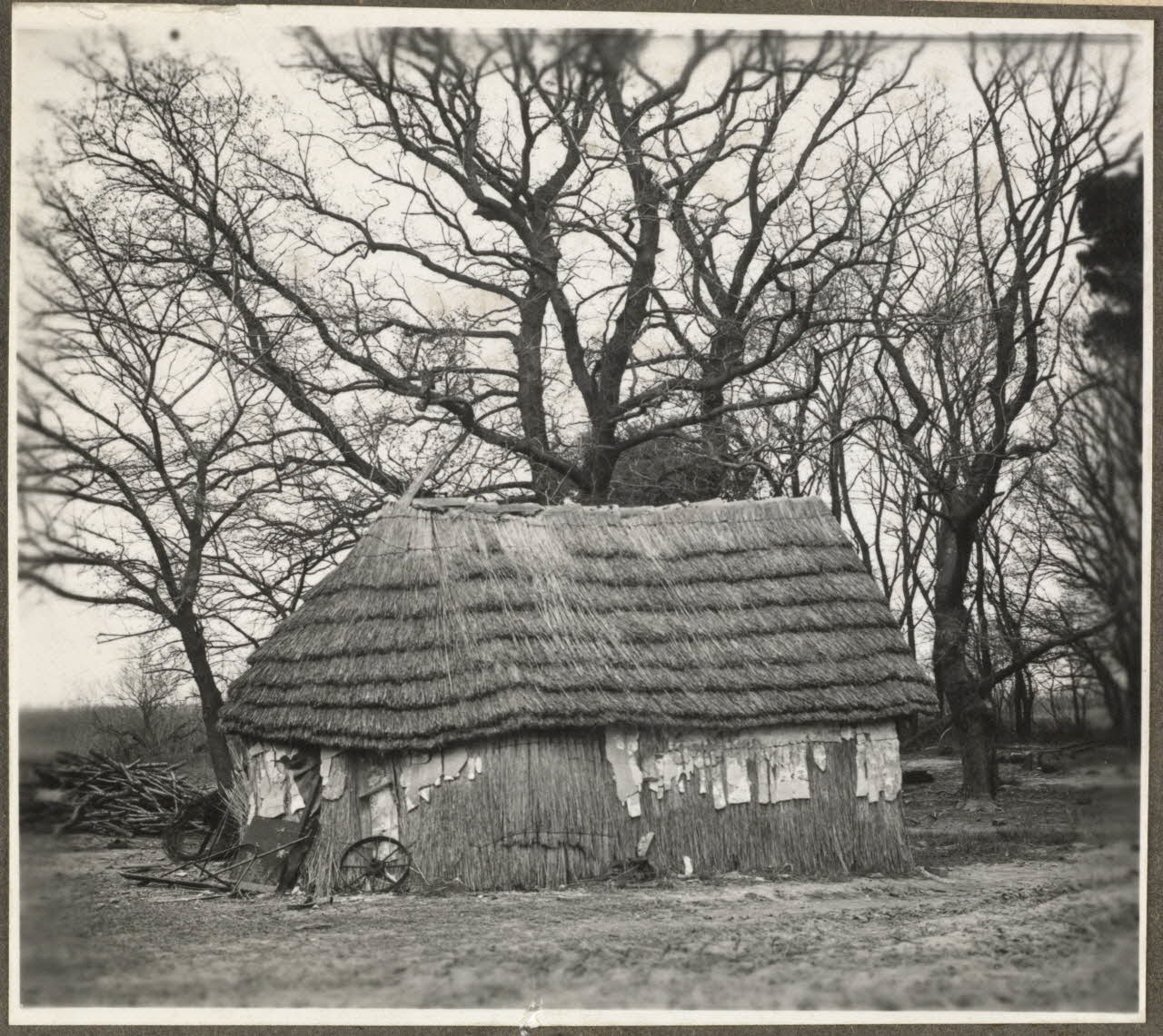 M. Poirion photographie Cabane camarguaise à Tourvieille Provence-Alpes-Côte d'Azur, France 1941 Ph.1941.25.1 Photo