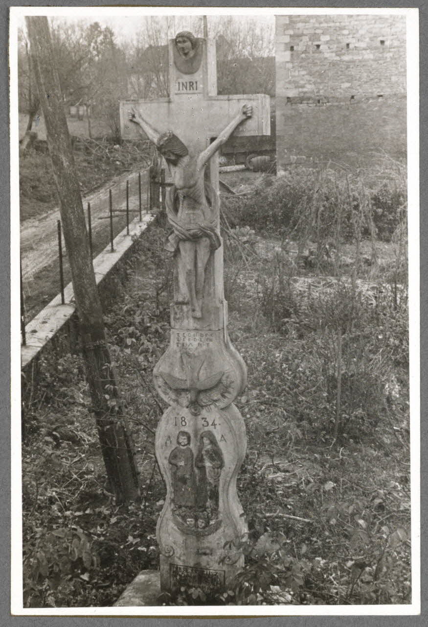 Anonyme photographie Calvaire daté de 1834 Lorraine, France 1941 Ph.1941.32.31 Photo