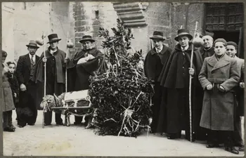 J. Guillot photographie La charrette de l'agneau de Noël Provence-Alpes-Côte d'Azur, France 1941 Ph.1941.38.18 Photo