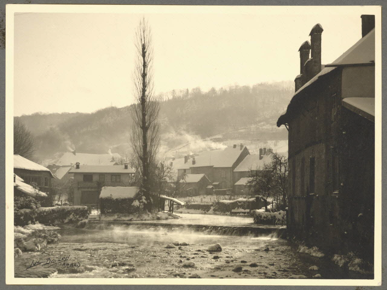 Luc Boillon photographie Bords de la Cuisance Franche-Comté, France 1941 Ph.1941.66.2  Photo
