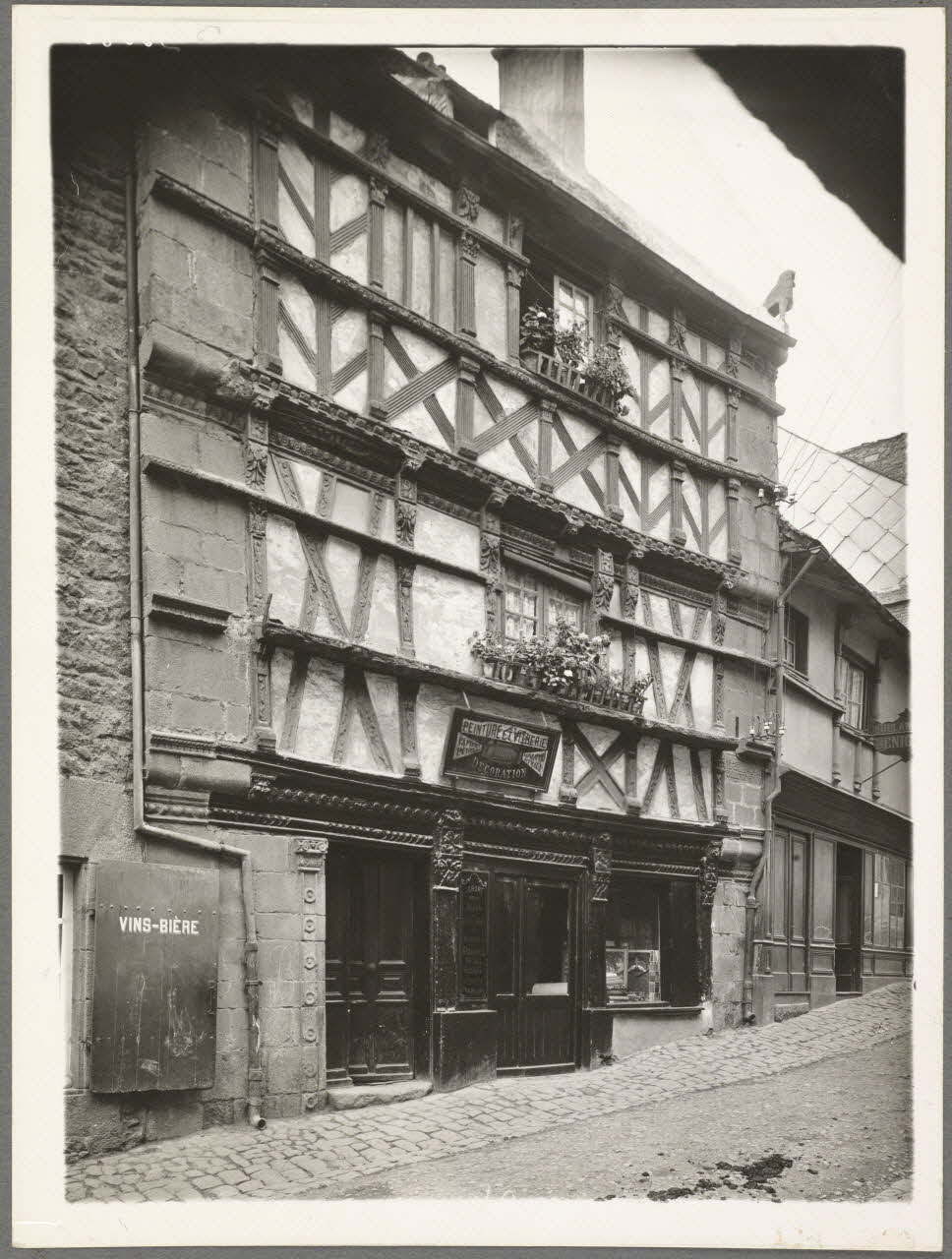 Service des Monuments Historiques photographie Maisons Bretagne, France 1942/4/11 Ph.1942.67.2 Photo