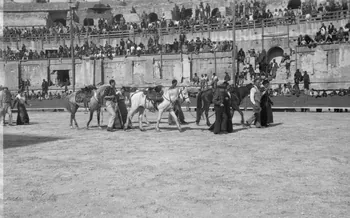 Lucien Lepelletier photographie Fête de la Saint-Georges. Défilé final Provence-Alpes-Côte d'Azur, France 1943/5/3 Ph.1943.126.15 Photo